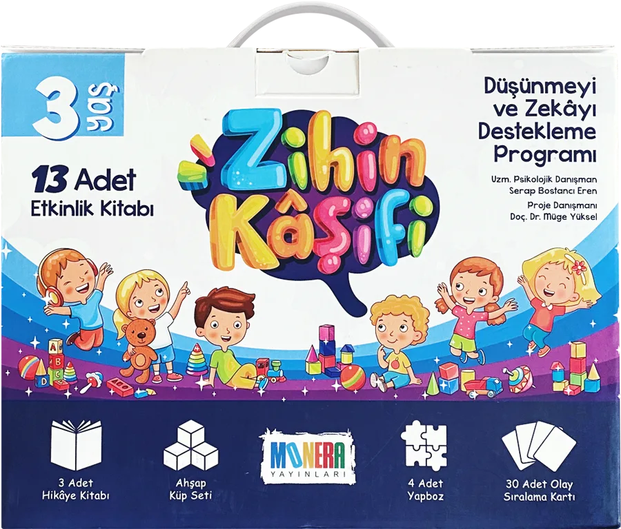 Zihin Kâşifi 3 yaş seti kutusu